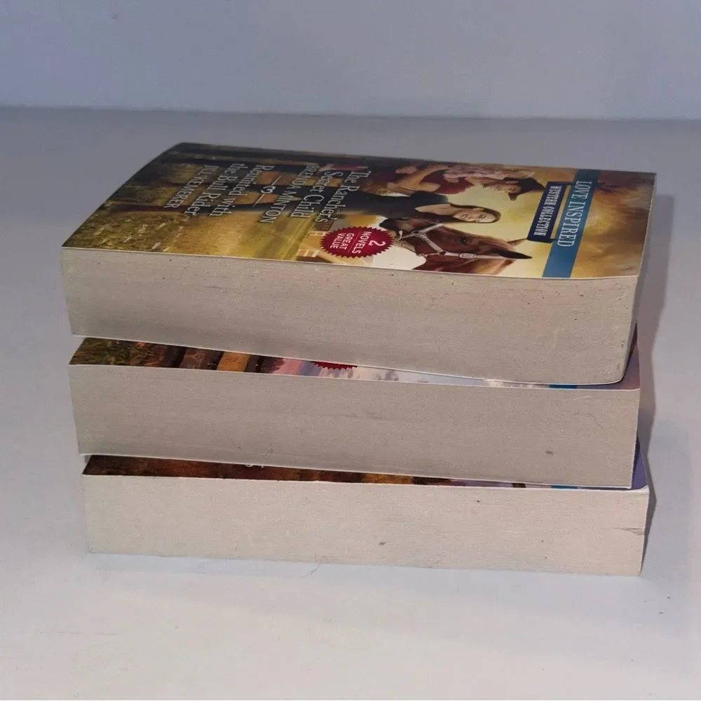 3 Love Inspired romance Western Collection Books bundle